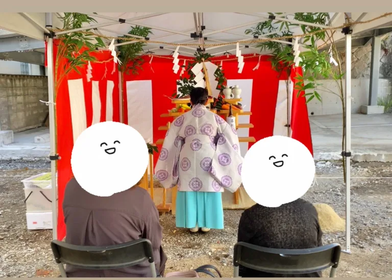 🎊2現場にて地鎮祭が行われました🎊